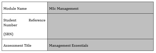 Management-1 Assignment Help